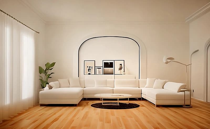 Empty living room – AI idea