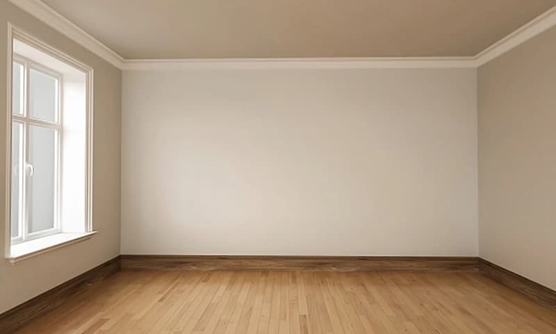 Empty living room – original photo