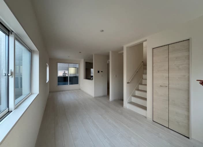 Hallway and living area – original photo